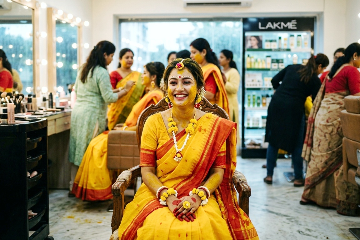 Haldi Look
